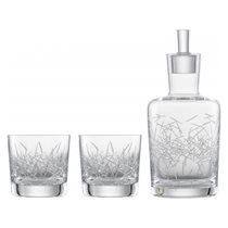 Decanter and 2 whiskey glass set, "Glace" - Schott Zwiesel