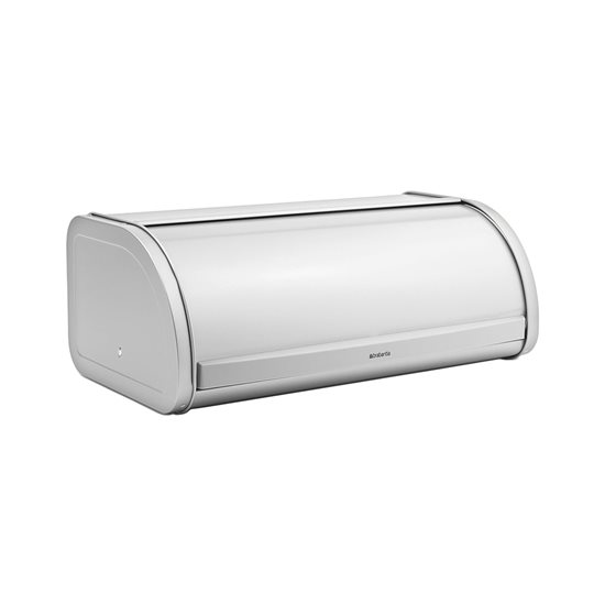 Bread box, 44.5 x 26.2 cm, stainless steel, Metallic Gray - Brabantia