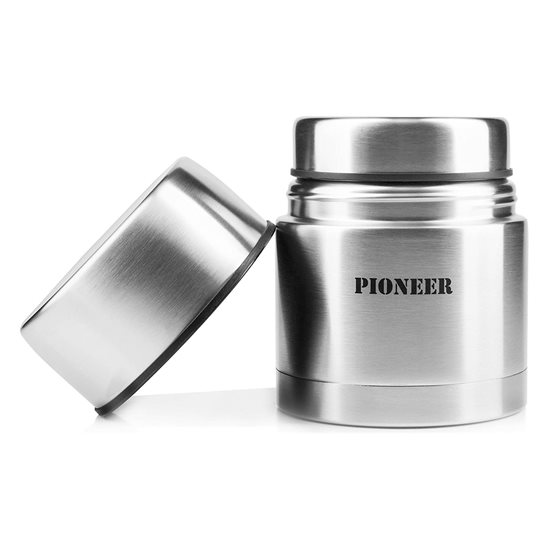 Recipiente com isolamento térmico "Pioneer" para sopa, 500 ml, cor prata - Grunwerg