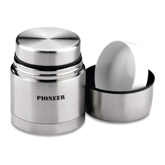 "Pioneer" thermisch geïsoleerde container voor soep, 500 ml, Zilverkleur - Grunwerg