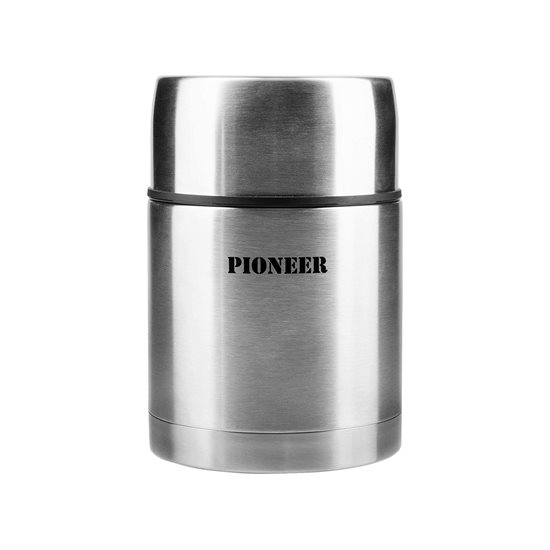 Termoizolacyjny pojemnik "Pioneer" na zupę, 700 ml, kolor srebrny - Grunwerg