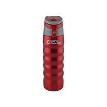 "Pioneer Sports" thermally insulating bottle made of stainless steel, 480 ml, Red - Grunwerg