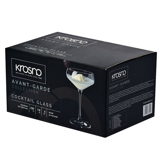 Set čaša za koktel od 6 komada, 230 ml, "Avant-Garde" - Krosno