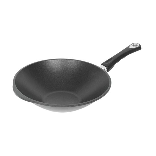 Panela wok, alumínio, 32 cm, indução - AMT Gastroguss