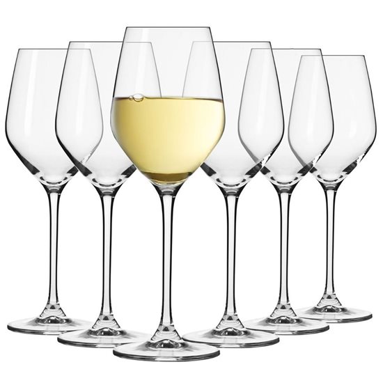 Set of 6 "Splendor" white wine glasses, 200 ml - Krosno