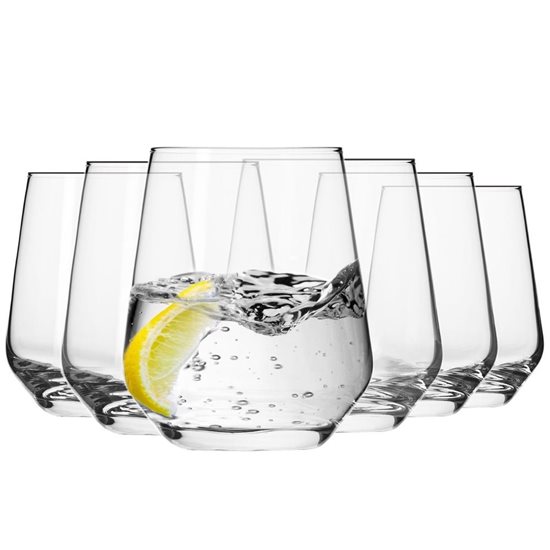Sett med 6 "Splendor" "Soft Drink" glass, 400 ml - Krosno