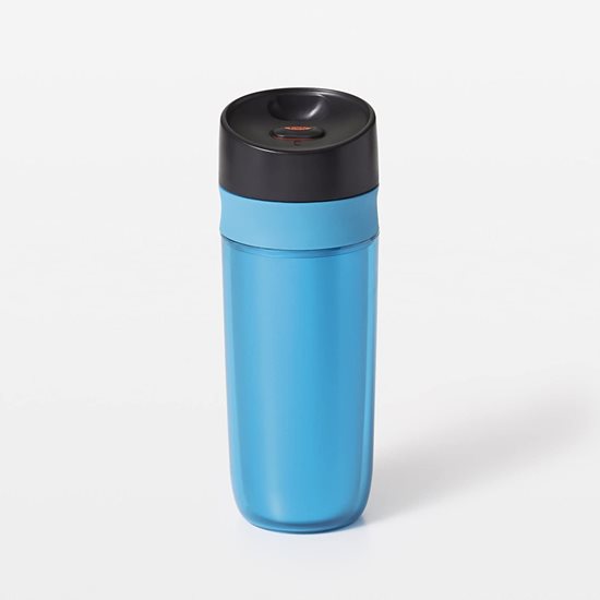 Travel mug, 445 ml, plastic, blue - OXO