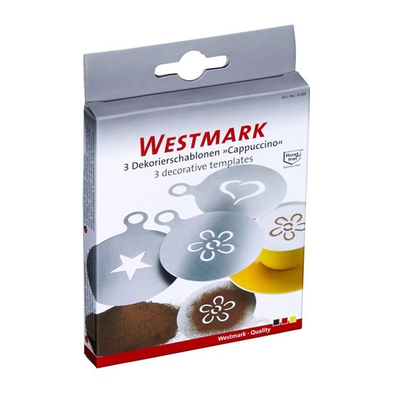 Set of 3 moulds for decorating Cappuccino - Westmark 