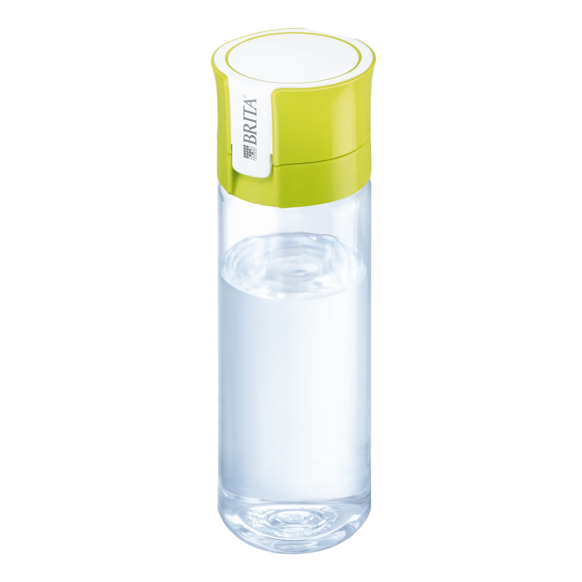 BRITA fill&go Active Water Filtration Bottle 0.6L with 1 MicroDisc Filter -  Lime