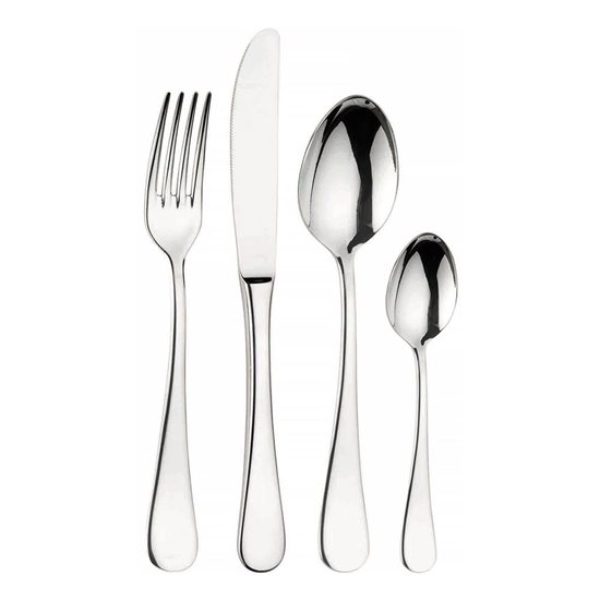 "Pitagora" 24-piece stainless steel cutlery set - Pintinox
