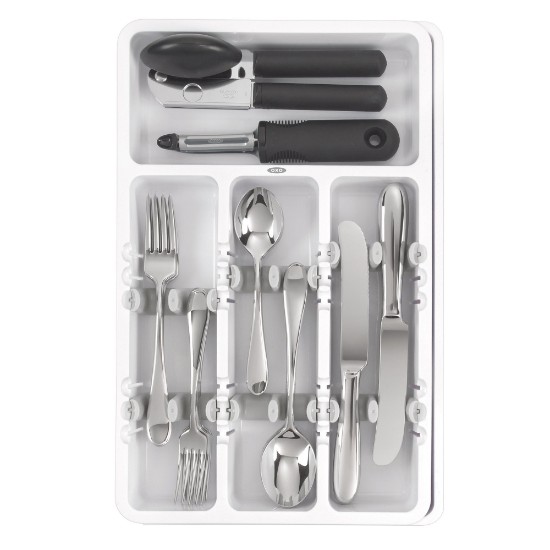 Expandable organizer for drawer, 39 - 40.6 cm - OXO