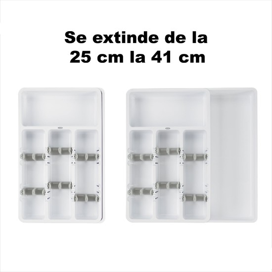 Expandable organizer for drawer, 39 - 40.6 cm - OXO
