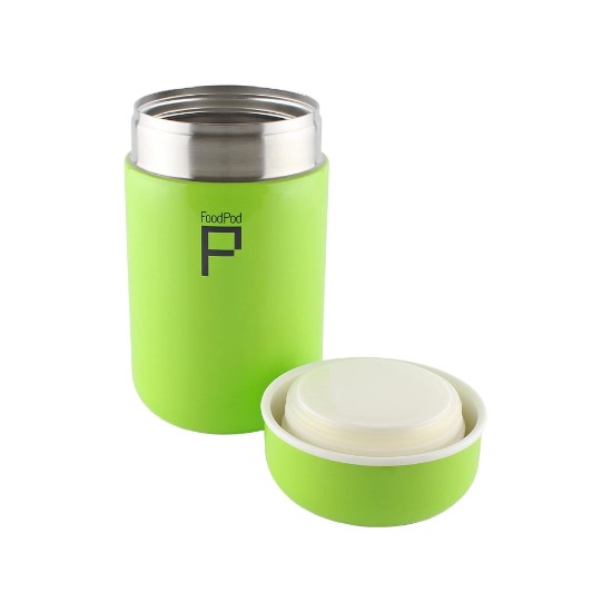 Recipiente "DrinkPod" termo-isolante para líquidos, 400 ml, verde, grunwerg 