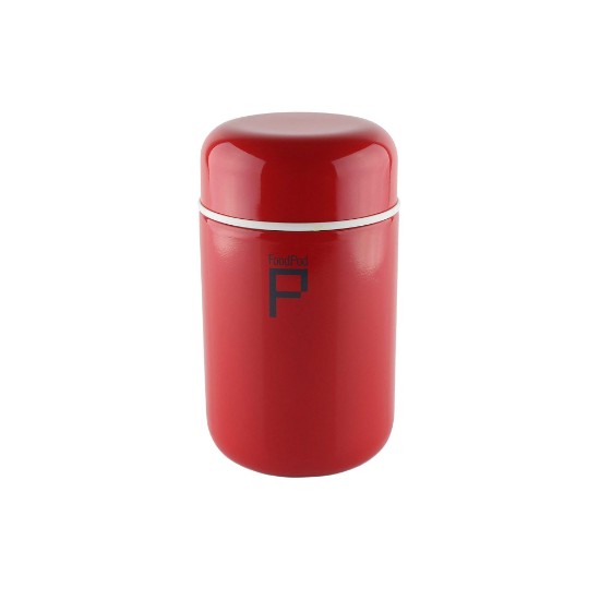 Sıvılar için termo yalıtımlı "DrinkPod" kabı, 400 ml, Kırmızı, Grunwerg 