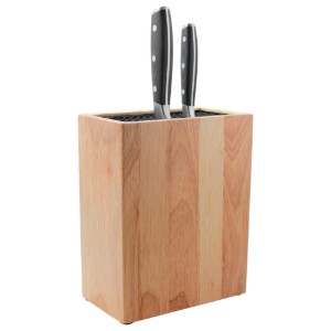 "Rockingham Forge" Messerblock aus Kautschukholz - Grunwerg