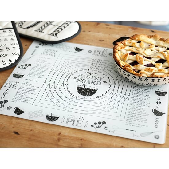 Pastry board, 48 x 38 cm, made of glass - Kitchen Craft