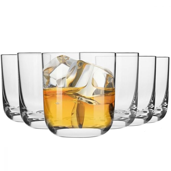 Coffret de 6 verres à whisky, "Glamour", 300 ml - Krosno