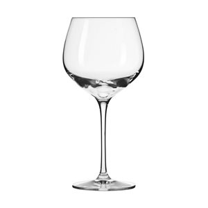 Sett med 6 vanndrikkeglass, krystallinsk glass, 570ml, "Harmony" - Krosno