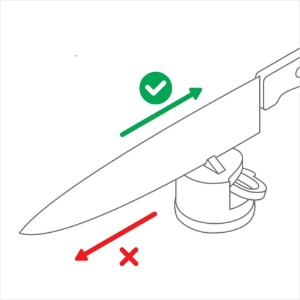 "Pro" Messerschärfer, Brushed Metal - AnySharp