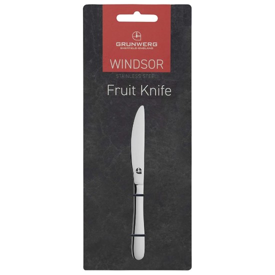 Faca de frutas "Windsor", aço inoxidável - Grunwerg