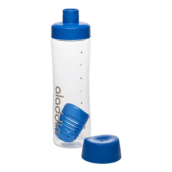 Plastikflasche mit Infusor 700 ml, Blau - Aladdin
