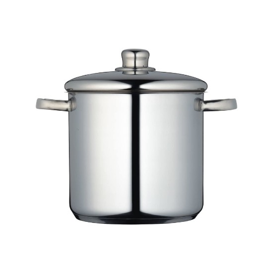 Panela de cozinha, com tampa, aço inoxidável, 22 cm/7 l - Kitchen Craft