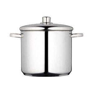 Stainless steel cooking pot, 24 cm / 8.5 l - from the Kitchen Craft brand