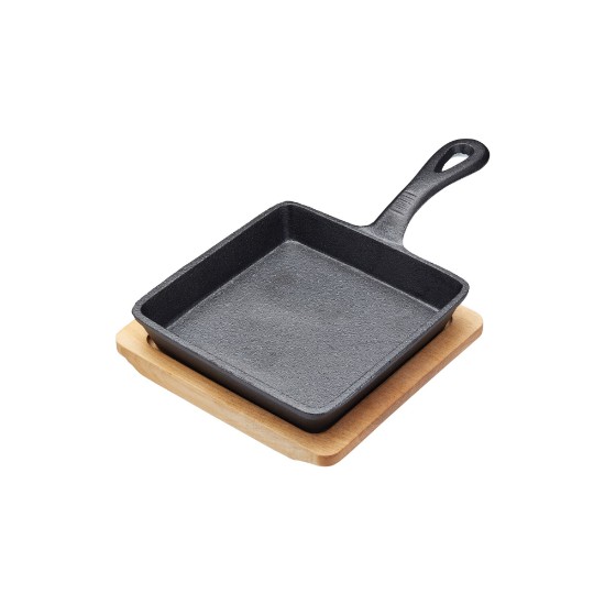 Mini-kookpan, 15 cm, met houten steun - Kitchen Craft