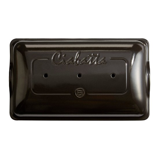 Ciabatta brød ildfast form, keramikk, 39 × 23 cm, Charcoal - Emile Henry