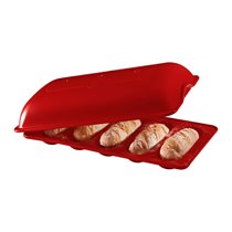Baking tray for mini-baguettes, 39 x 23 cm, <<Burgundy>> - Emile Henry