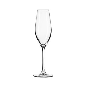 6-piece champagne glass set, made of crystalline glass, 210 ml, "Splendour" - Krosno