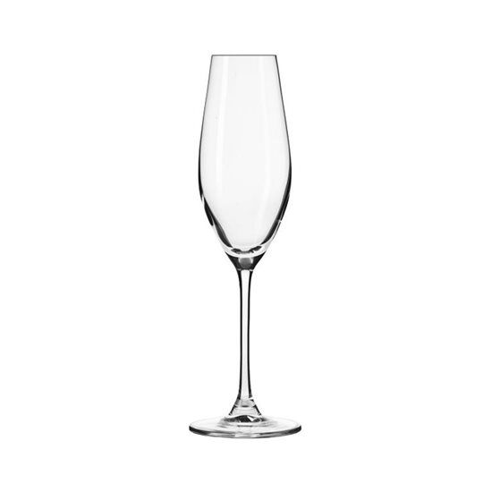 6-piece champagne glass set, made of crystalline glass, 210 ml, "Splendour" - Krosno