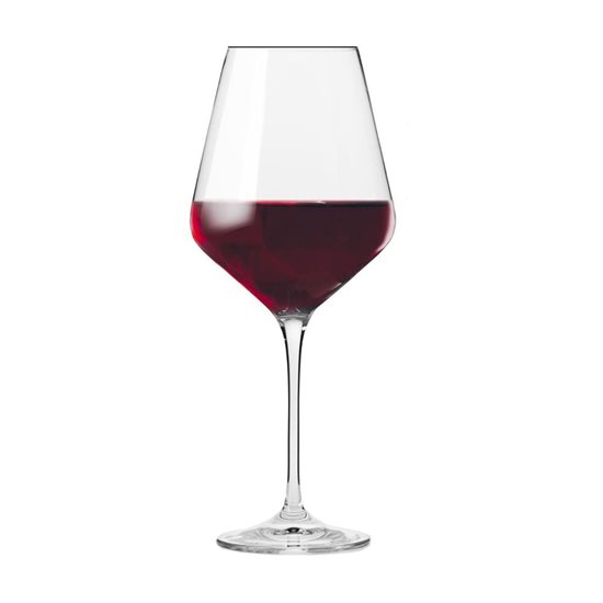 Set van 6 rode wijnglazen, 490 ml - Krosno