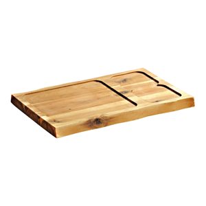 Prato de servir, 37,5 x 24 cm, madeira de acácia - Kesper