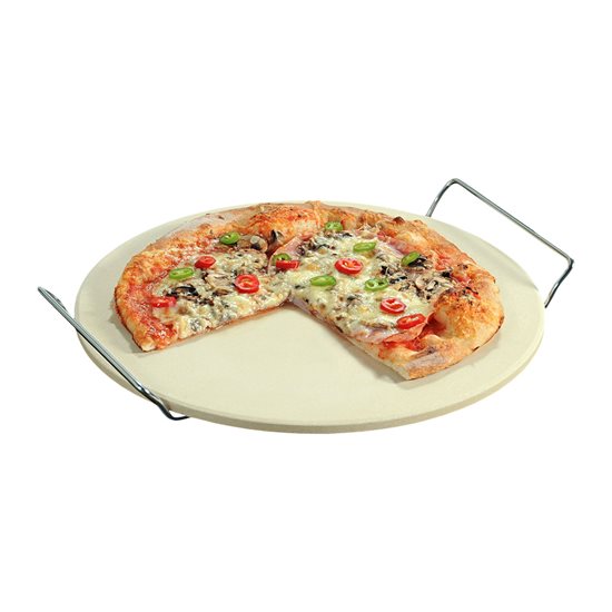 Pizza baking tray, 33 cm, cordierite - Kesper
