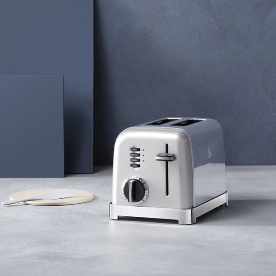 Brødrister med 2 slots, 900 W, "Pearl Grey" - Cuisinart