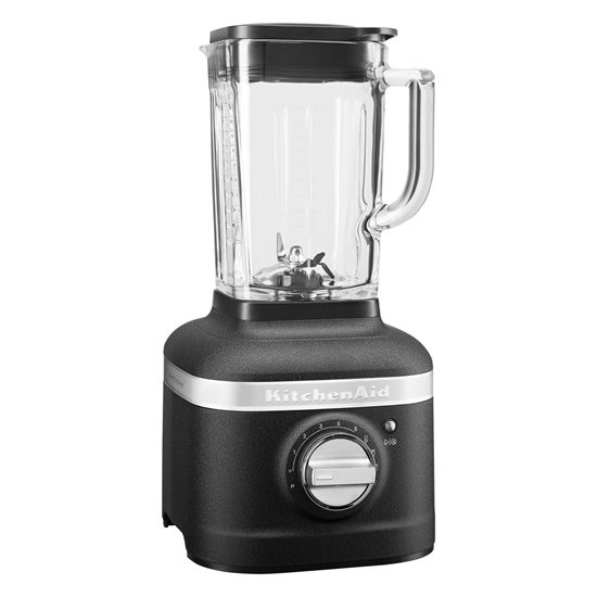 Artisan K400 Mixer, 1,4 l, 1200 W, mit 0,5 l Behälter, "Cast Iron Black" - Marke KitchenAid