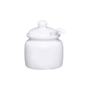 Mustard container, porcelain - by Kitchen Craft