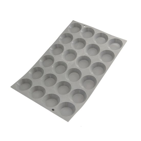 Silikonform für 24 Mini-Törtchen, 30 x 19,5 cm - Marke "de Buyer".