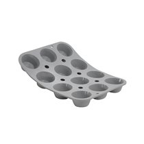 Silicone mold for 12 mini muffins, 23.5 x 17.5 cm - "de Buyer" brand