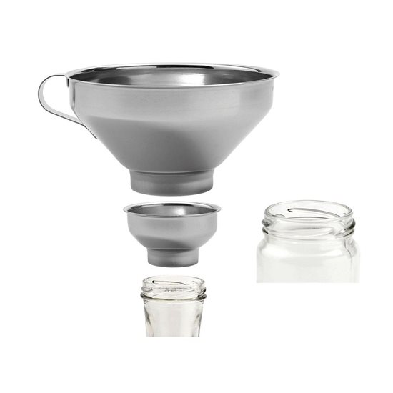 Jam funnel, 13.5 cm, stainless steel - "de Buyer" brand