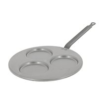 "CARBONE PLUS"  frying pan for Blinis pancakes, 27 cm - "de Buyer" brand