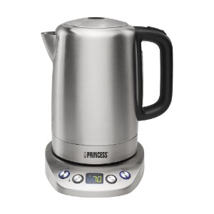 Electric kettle, stainless steel, 1.7L, 2200W, "Deluxe" - Princess 