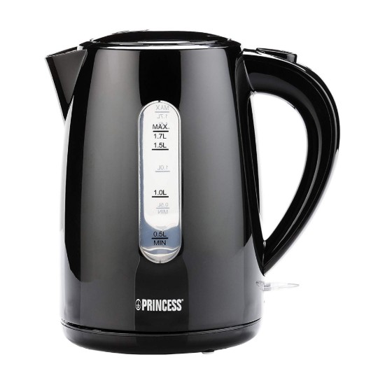 Elektriskā tējkanna "Classic", 1,7 L, 2200 W, Melna - Princess