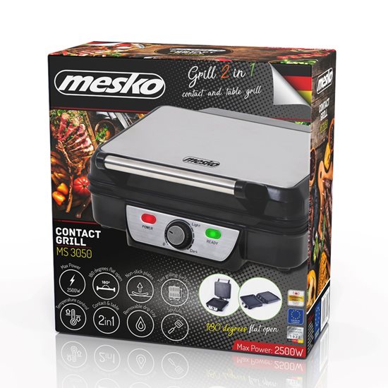 Electric grill, 2500 W - Mesko