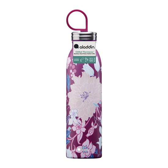 Steklenica iz nerjavečega jekla "X Naito Chilled Thermavac" 550 ml, Dahlia Berry - Aladdin