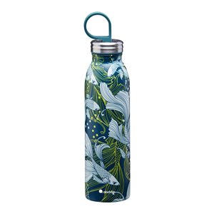 Бутылка из нержавеющей стали "X Naito Chilled Thermavac" 550 мл, цвет "Зеленая рыбка" - Aladdin