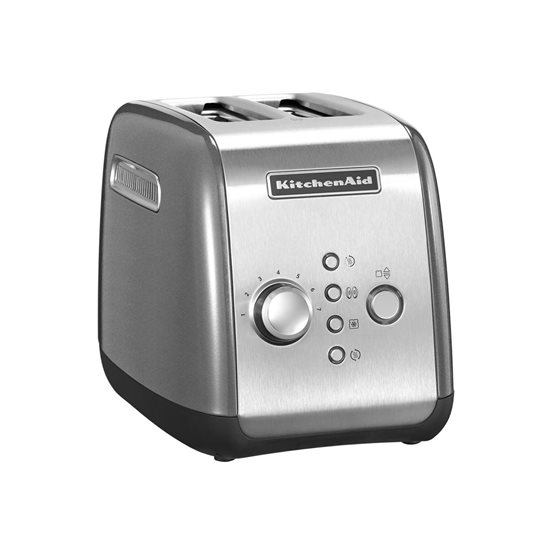 2-paikkainen leivänpaahdin, 1100W, Contour Silver - KitchenAid