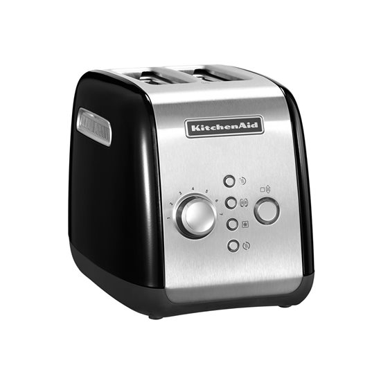 2 yuvalı ekmek kızartma makinesi, 1100W, "Onyx Black" renk - KitchenAid markası