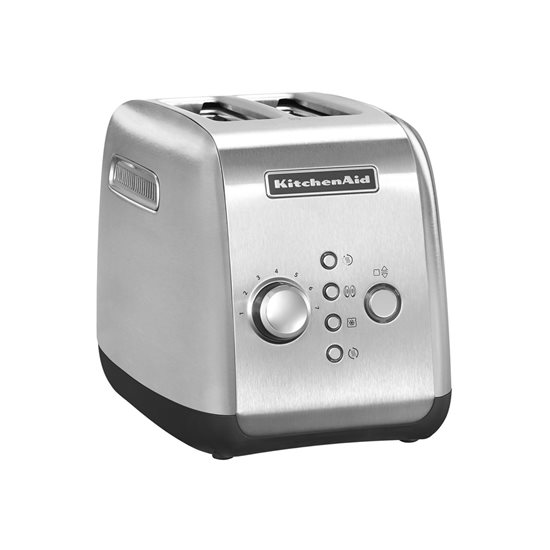 2 slotu tosteris, 1100 W, krāsa "Stainless Steel" - KitchenAid zīmols